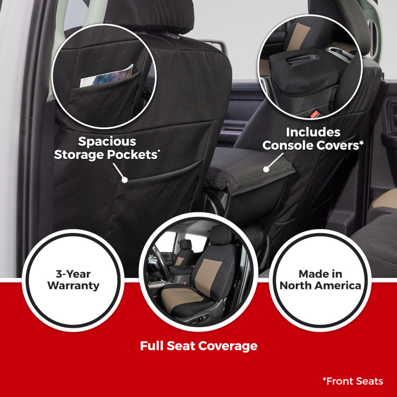 Covercraft 19-24 Subaru Forester Endura PrecisionFit Custom Second Row Seat Covers - Charcoal/Silver