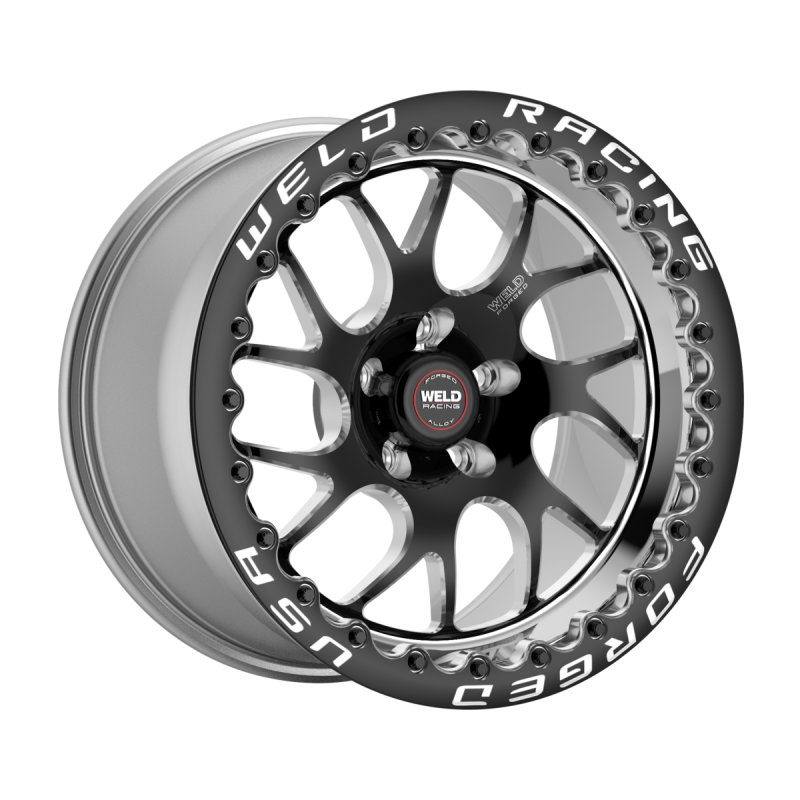 Weld S78R RT-S 17x11 / 5X115 BP / 5.8in BS Black Wheel 3.18ID {Med Pad} - Single-Beadlock