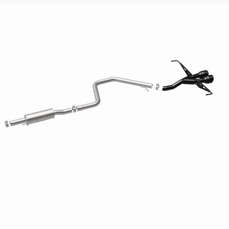 MagnaFlow 2019 Hyundai Veloster 1.6L 2.5in Center Exit Stainless Steel Cat-Back Exhaust w/Blk Tips