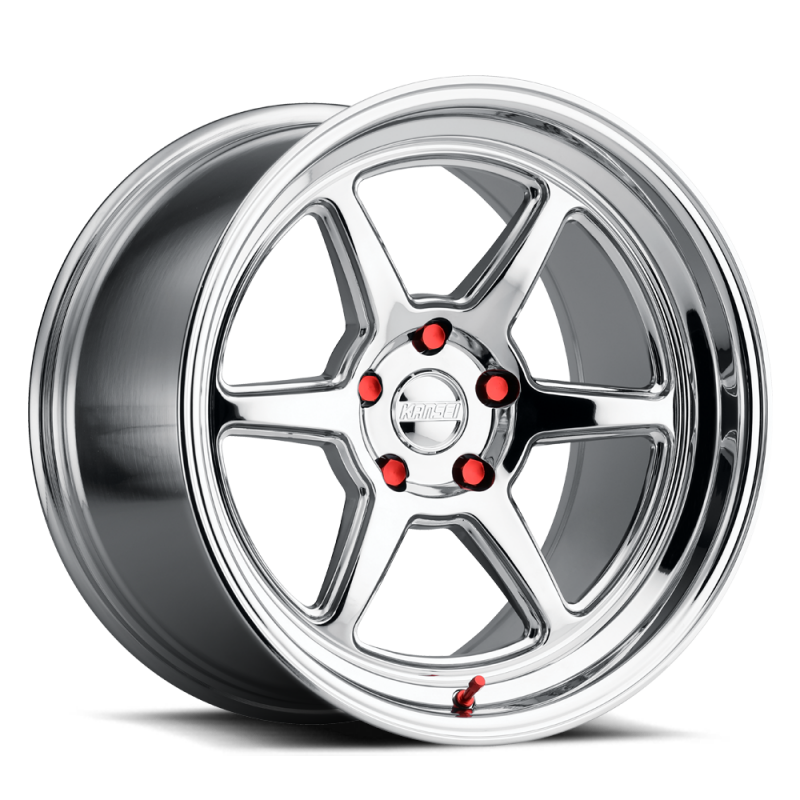 Kansei K14X Roku 18x9.5in / 5x120 BP / 38mm Offset / 72.56mm Bore - Chrome Wheel