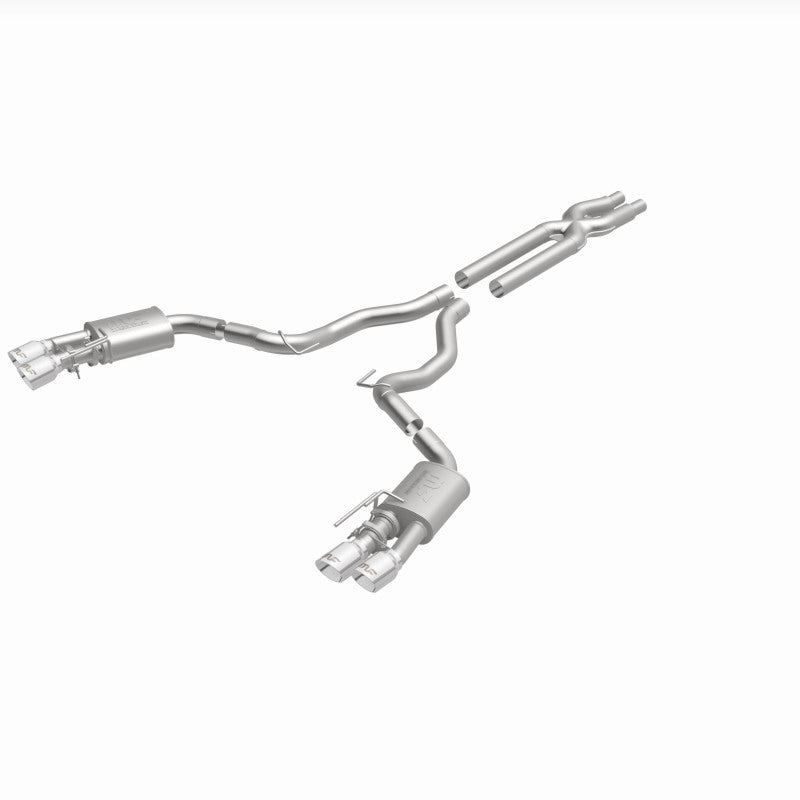 MagnaFlow SYS Cat-Back 2018 Ford Mustang GT 5.0L Competition Dual Exit Polished 4in Tips