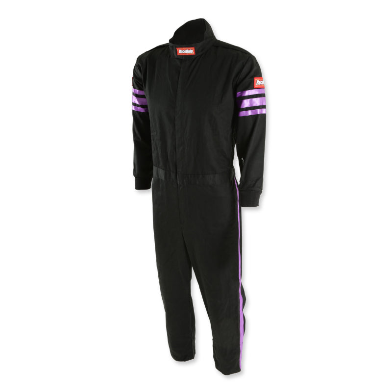 RaceQuip Purple Trim SFI-1 JR. Suit - Kids Small