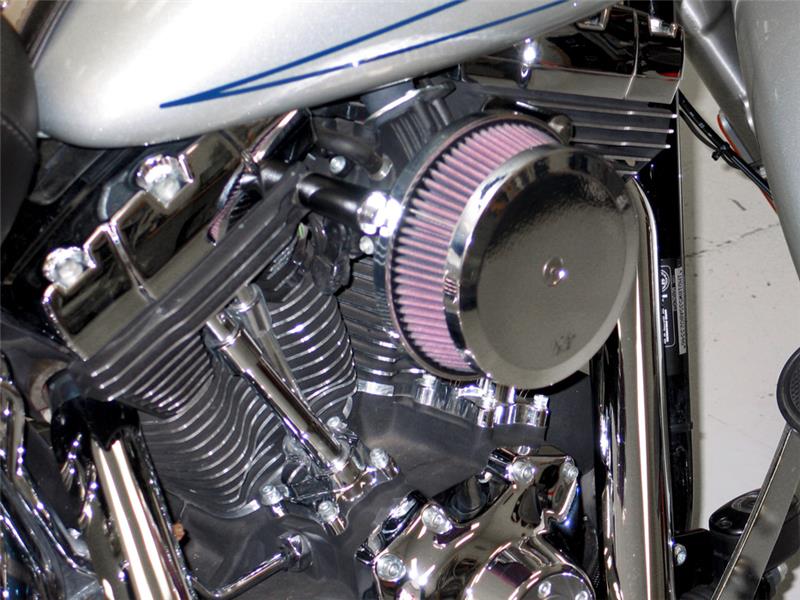 K&N  Harley-Davidson Dyna Wide Glide 103 CI Street Metal Intake System-Hammer