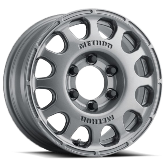 Method MR107 16x7 +45mm Offset 5x120 72.6mm CB Gloss Titanium Wheel