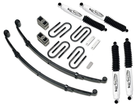 Tuff Country 73-87 Chevy Pickup/Blazer 3in Suspension Lift Kit Components w/ Rear Blocks