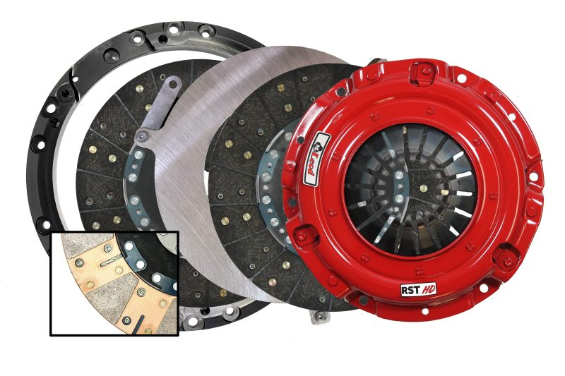 McLeod Racing RST HD Twin - For Small Diameter Flywheel - Black Ring - 1-1/16 x 10 Spline