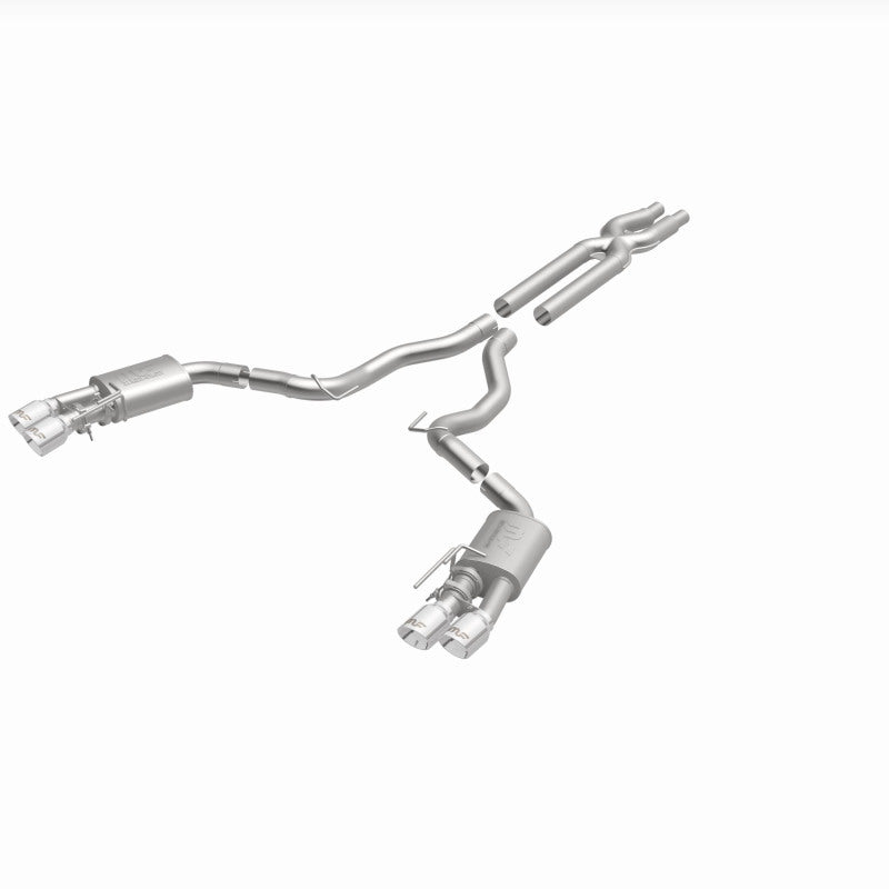 MagnaFlow SYS Cat-Back 2018 Ford Mustang GT 5.0L Competition Dual Exit Polished 4in Tips