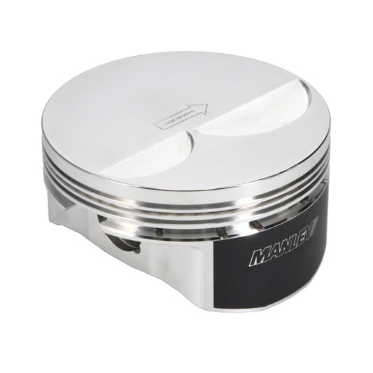 Manley Chevrolet LS Piston Set - 4.070in Bore 1.115in CH, -4.00 CC