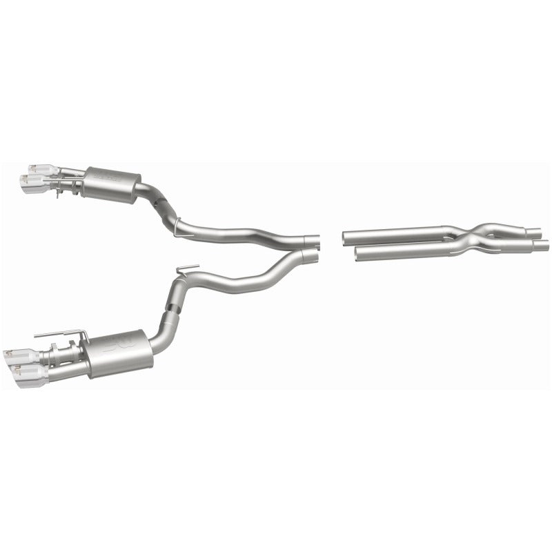 MagnaFlow SYS Cat-Back 2018 Ford Mustang GT 5.0L Competition Dual Exit Polished 4in Tips