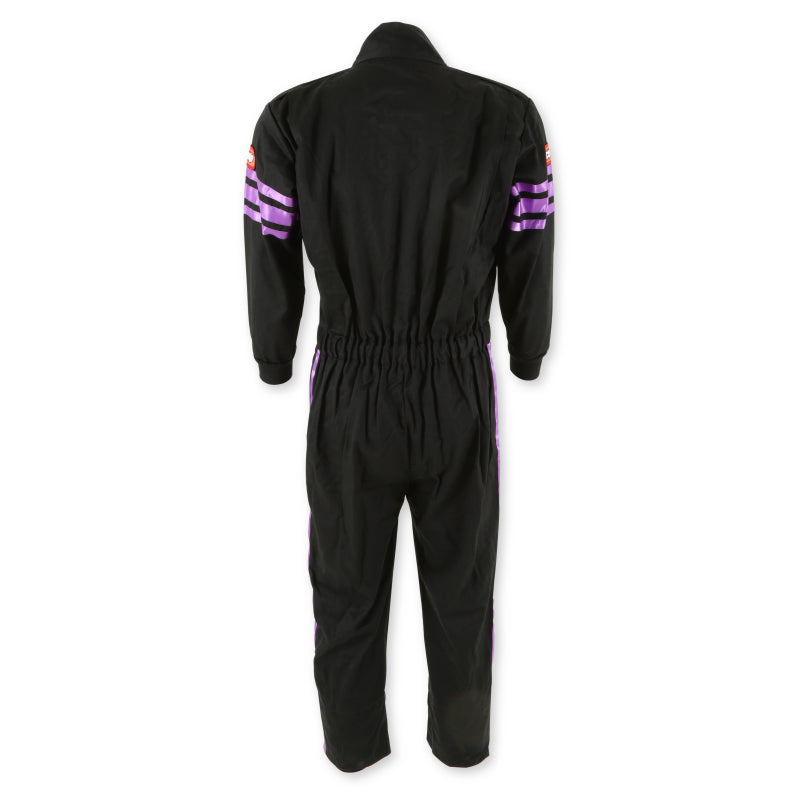 RaceQuip Purple Trim SFI-1 JR. Suit - Kids Large