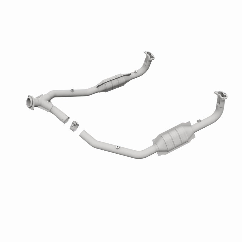 MagnaFlow DF Cat. Conv 97 Land Rover Defender 90 4.0L Y-Pipe Assy / 96-99 Discovery 4.0L Y-Pipe Assy