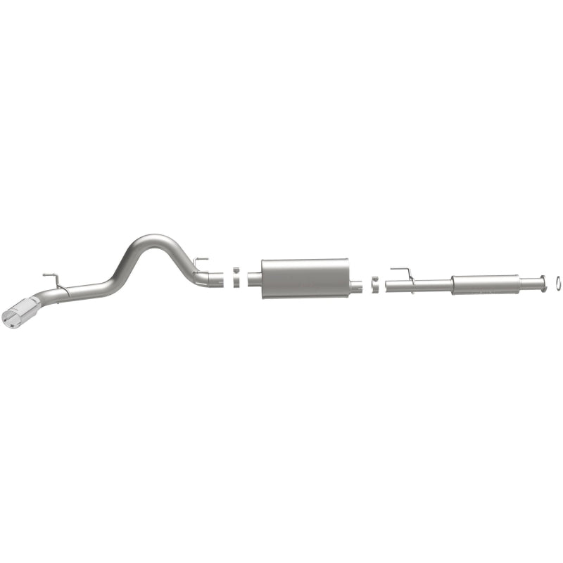 MagnaFlow Cat-Back 2016 Toyota Tacoma TRD 3.5L V6 SS 3in Single Pass Side Exit Rear 4in Tip
