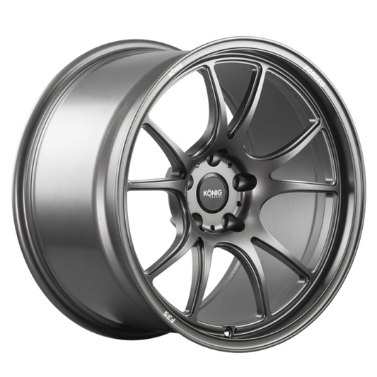 Konig Forged F3S 19X9 5X130 ET48 Satin Charcoal Knurled Bead