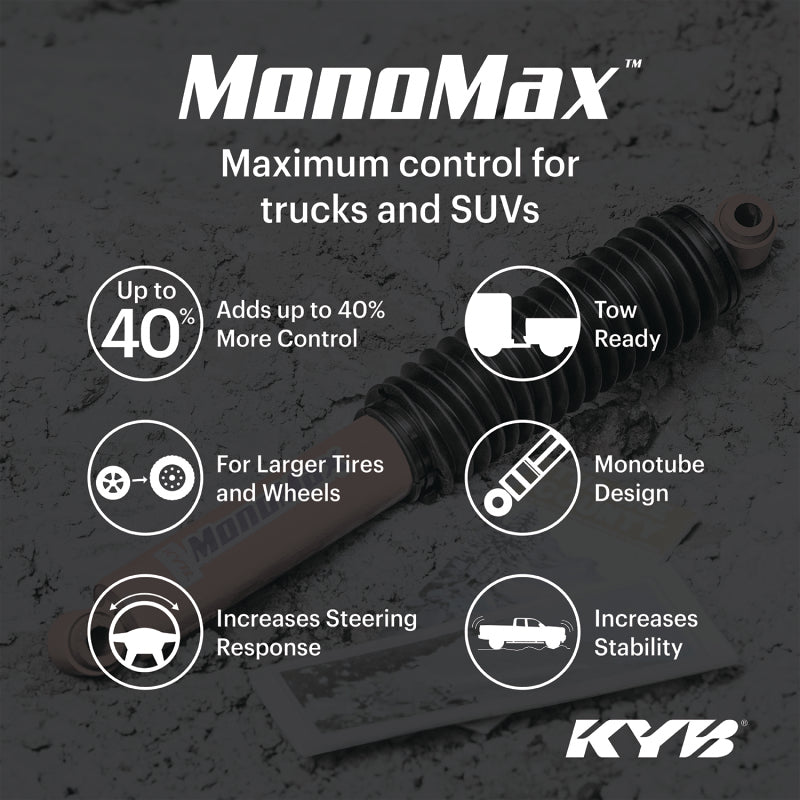 KYB Shocks & Struts MonoMax Rear 08-12 Chevy Silverado / GMC Sierra