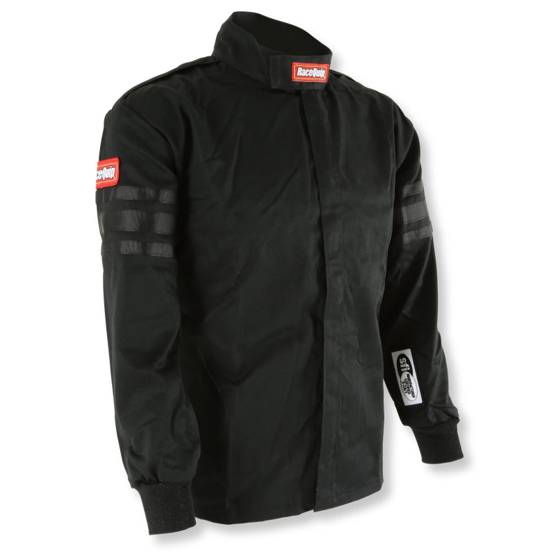 RaceQuip Black Trim SFI-1 JR. Jacket - Kids XXL