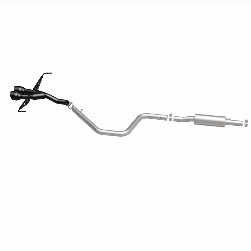 MagnaFlow 2019 Hyundai Veloster 1.6L 2.5in Center Exit Stainless Steel Cat-Back Exhaust w/Blk Tips