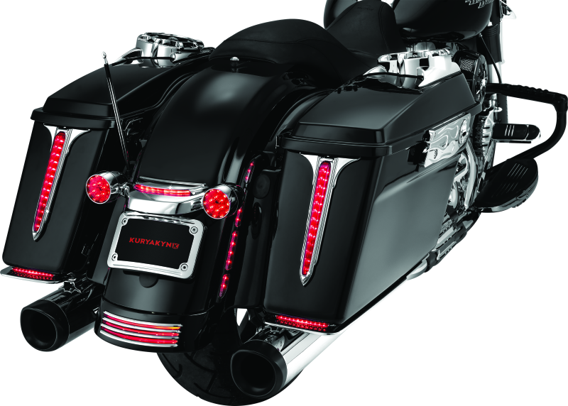 Kuryakyn Rear Fender Accents FLHRXS / FLHX/FLHXS / FLTRX/XS Models Chrome