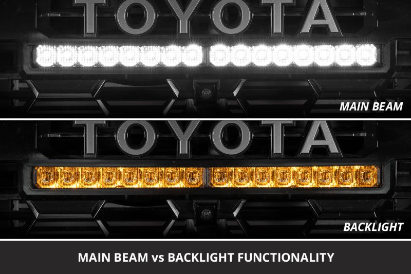 Diode Dynamics 2024-2026 Toyota Tacoma TRD Grille Lightbar SS20 Sport White Combo 6000K