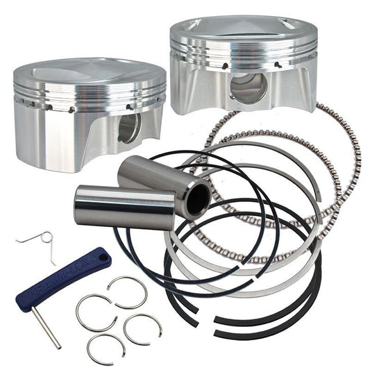 S&S Cycle 99-06 BT 98in Big Bore Forged Pistons - 3.937in Standard Bore