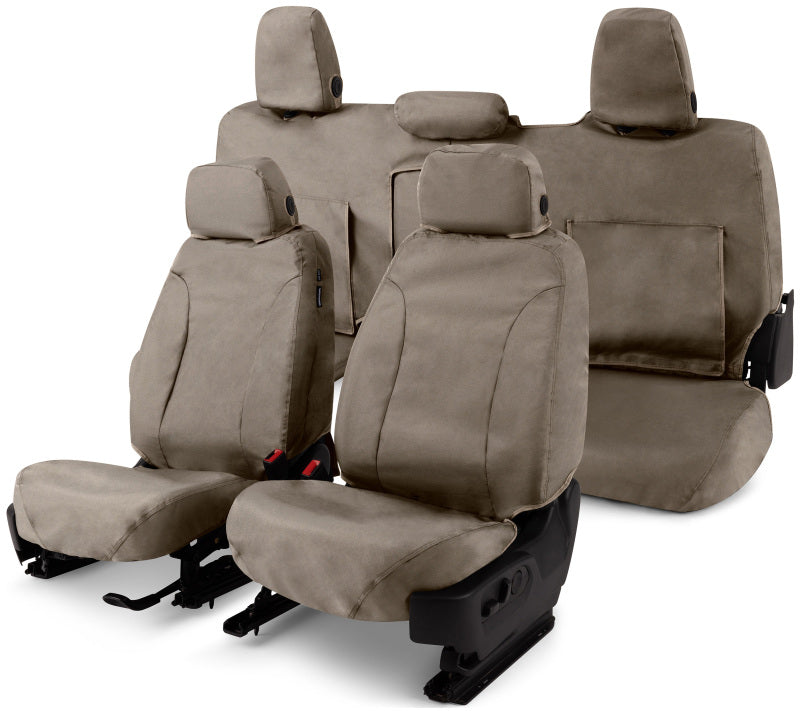 Covercraft 13-16 Dodge Ram Waterproof Polyester SeatSaver Custom Front Row Seat Covers - Taupe