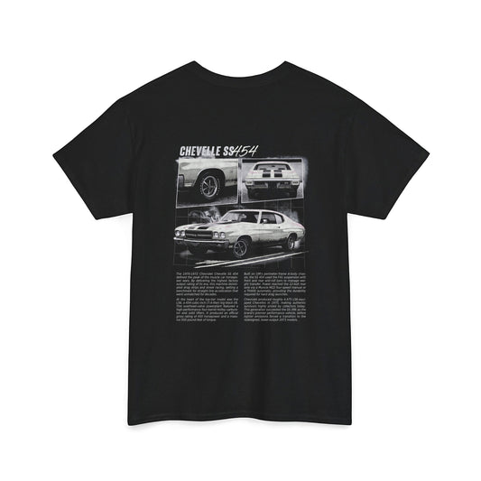 1970-1972 Chevrolet Chevelle SS 454 - Classic White Cotton T-Shirt
