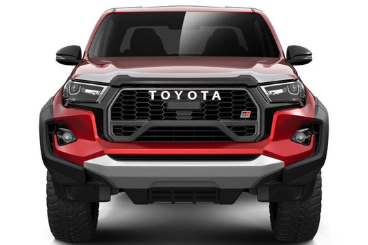 Husky Liners 20-26 Toyota Hilux Aeroskin Hood Protector - Chrome