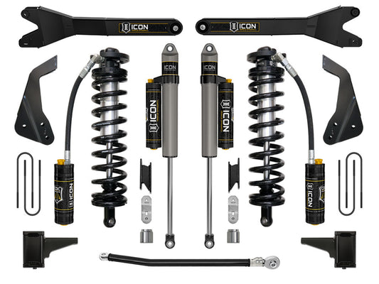 ICON 08-10 Ford F250/F350 4-5.5in Stage 4 Coilover Conversion System w/ Radius Arms