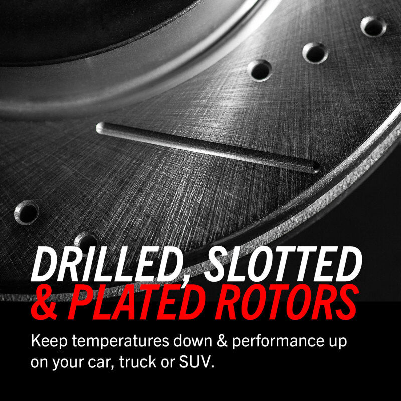 Power Stop 21-22 Ford E-450 Super Duty Front Drilled & Slotted Rotor - Pair