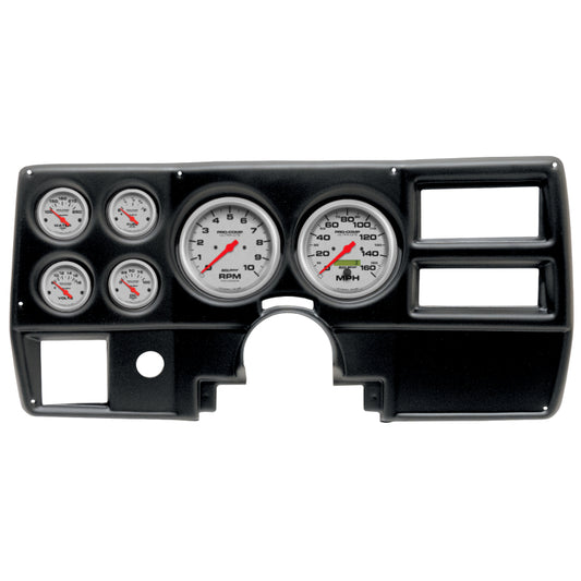 Autometer Ultra-Lite 94-87 Chevy GMC Truck AC Dash Kit 6pc Tach / MPH / Fuel / Oil / WTMP / Volt