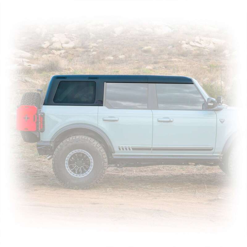 Turn Offroad 2021+ Ford Bronco Hard Top (4 Door) Black/Badge Delete