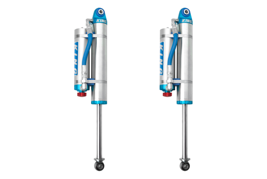 King Shocks 07-18 Chevrolet Silverado 1500 Rear 2.5 Dia Piggy Hose Res Shock w/Adjuster (Pair)