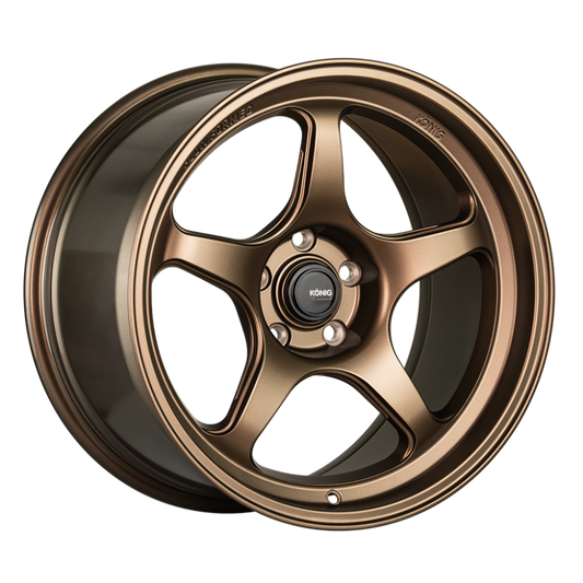 Konig Hyperspec 18x8.5A 5x108 ET42 Matte Bronze Wheel (Knurled Bead)