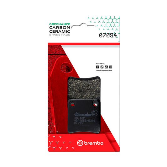 Brembo Honda Dn-01/Honda Fjs/Honda Silverwing/Honda X-Adv/Piaggio X10 Carbon Ceramic Brake Pad