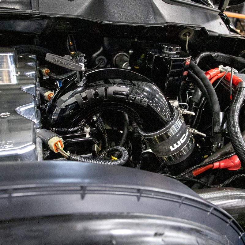 Wehrli 03-07 Dodge 5.9L Cummins High Flow Intake Bundle Kit - Gloss Black - Bronze Chrome