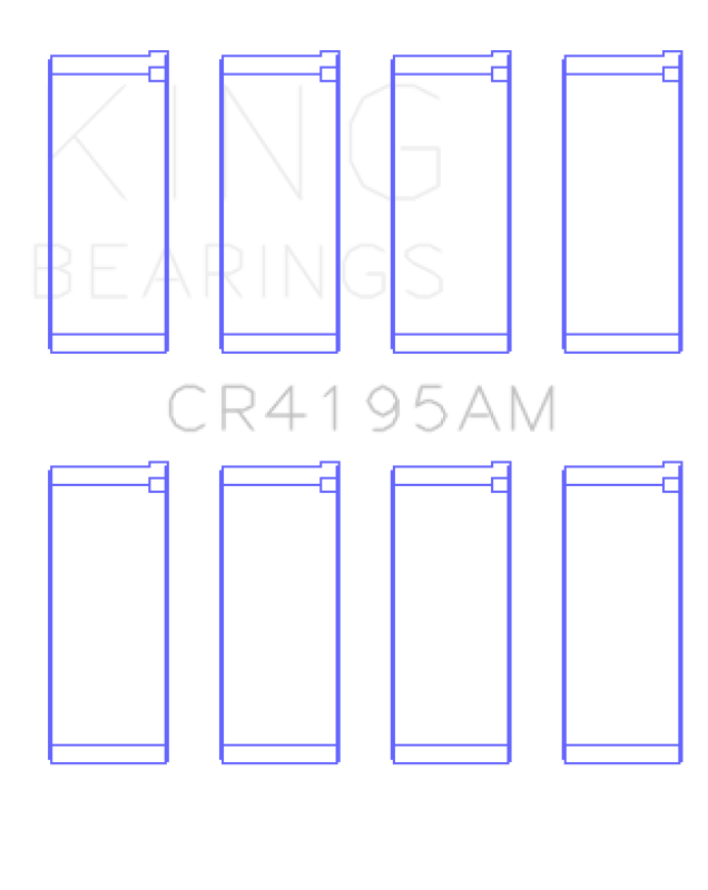 King Engine Bearings Chrysler Neon Ecc/Ecb (Size +0.75mm) Connecting Rod Bearing Set