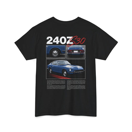 1970-1973 Datsun 240Z - Universal Blue Cotton T-Shirt