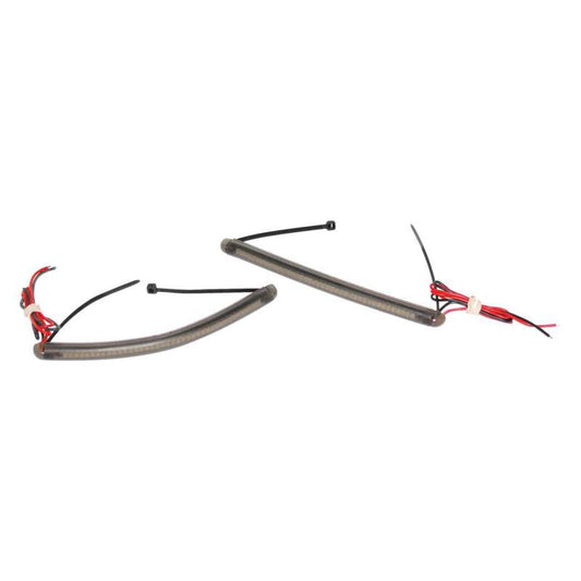 Letric Lighting Forktube Turn Signal Strips Unv Amber