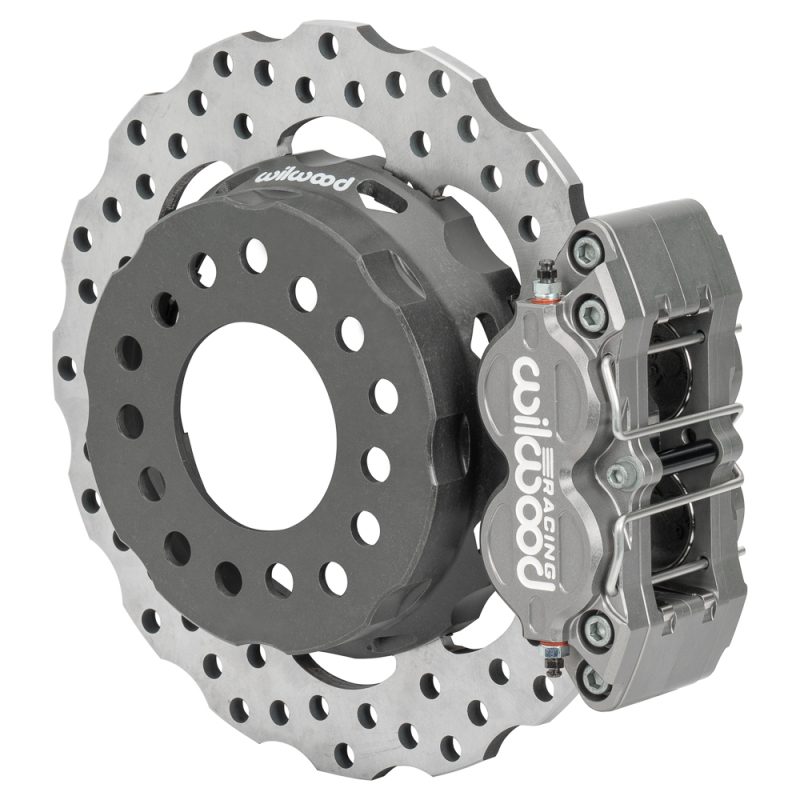 Wilwood Big Ford New Style Dynapro SA Lug Drive Dynamic Single Rear Drag Brake Kit- 2.50 Offset
