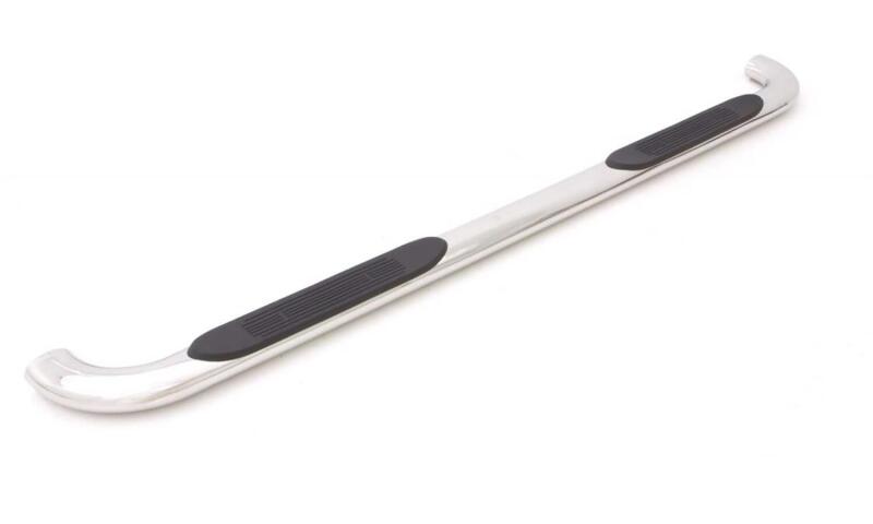 Lund 15-17 Chevy Colorado Crew Cab 4in. Oval Curved SS Nerf Bars - Polished