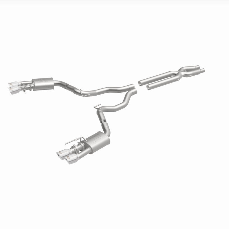 MagnaFlow SYS Cat-Back 2018 Ford Mustang GT 5.0L Competition Dual Exit Polished 4in Tips