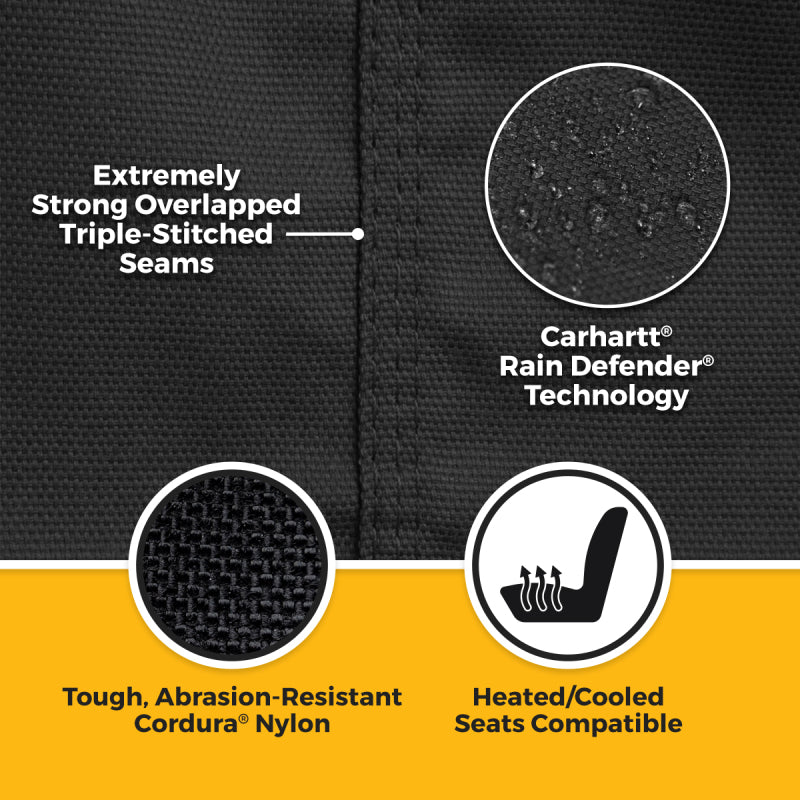 Covercraft 24-26 Jeep Wrangler Fr Buckets Carhartt Super Dux SeatSaver Custom Front Row Seat Cover