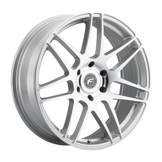 Forgestar F14 20x7 / 6x135 BP / +13 ET / 4.51in BS - Silver Machined Wheel