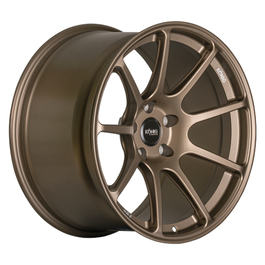Konig Forged F5R 18x10 5x120 ET40 Satin Bronze Wheel (Knurled Bead)