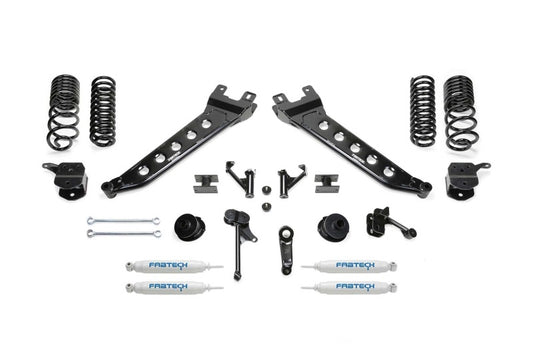 Fabtech 14-18 Ram 2500 4WD 7in Radius Arm System - Component Box 3 w/Performance Shock Absorbers