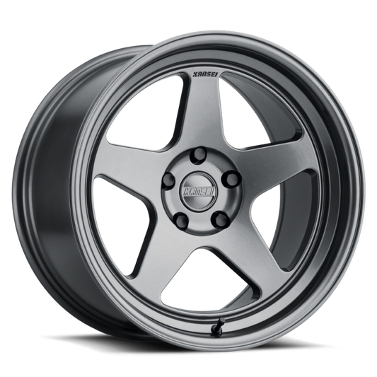 Kansei K12G Knp 18x9in / 5x100 BP / 35mm Offset / 73.1mm Bore - Gunmetal Wheel