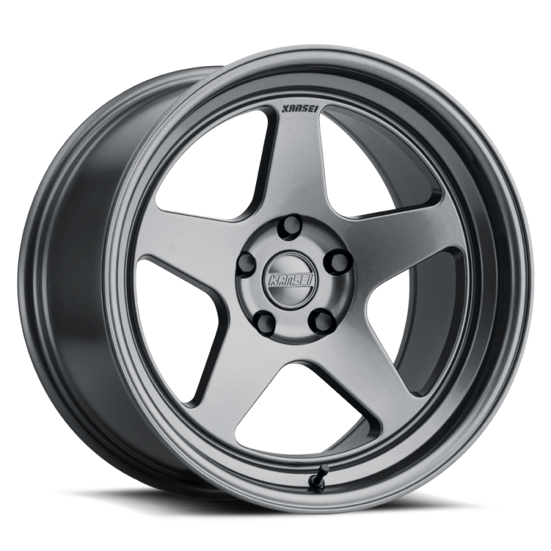 Kansei K12G Knp 19x9.5in / 5x112 BP / 22mm Offset / 66.56mm Bore - Gunmetal Wheel