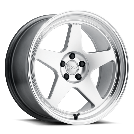 Kansei K12H Knp 19x9.5in / 5x120 BP / 22mm Offset / 72.56mm Bore - Hyper Silver Wheel