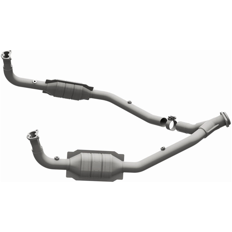 MagnaFlow DF Cat. Conv 97 Land Rover Defender 90 4.0L Y-Pipe Assy / 96-99 Discovery 4.0L Y-Pipe Assy