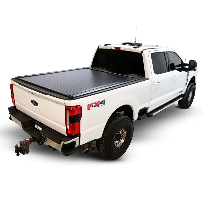 Westin 17-26 Ford F-250/F-350/F-450/F-550 SD 6ft 10in Bed Manual Retractable Tonneau Cover - Black