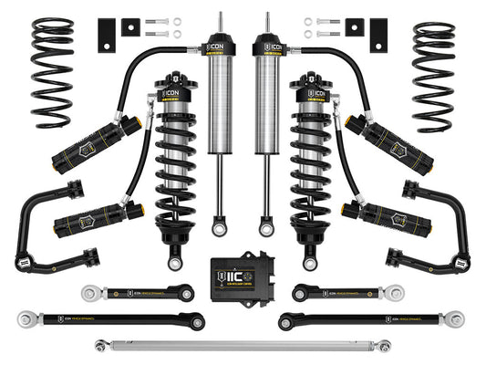 ICON 23-24 Toyota Sequoia 3-4.25in Stage 4 3.0 Suspension System - Tubular